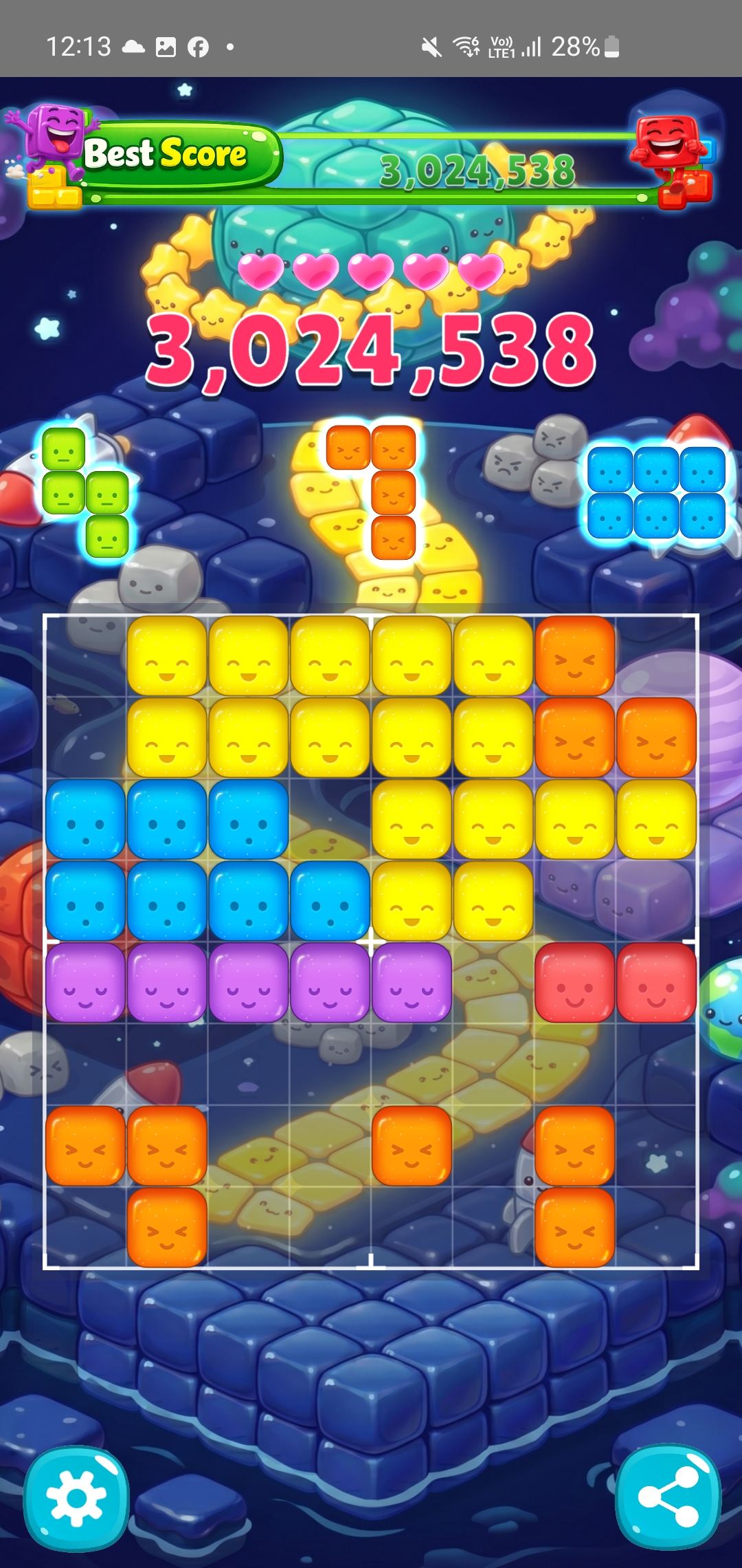 Cutii Boom! — Classic mode